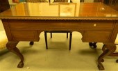 Chippendale style desk  oblong