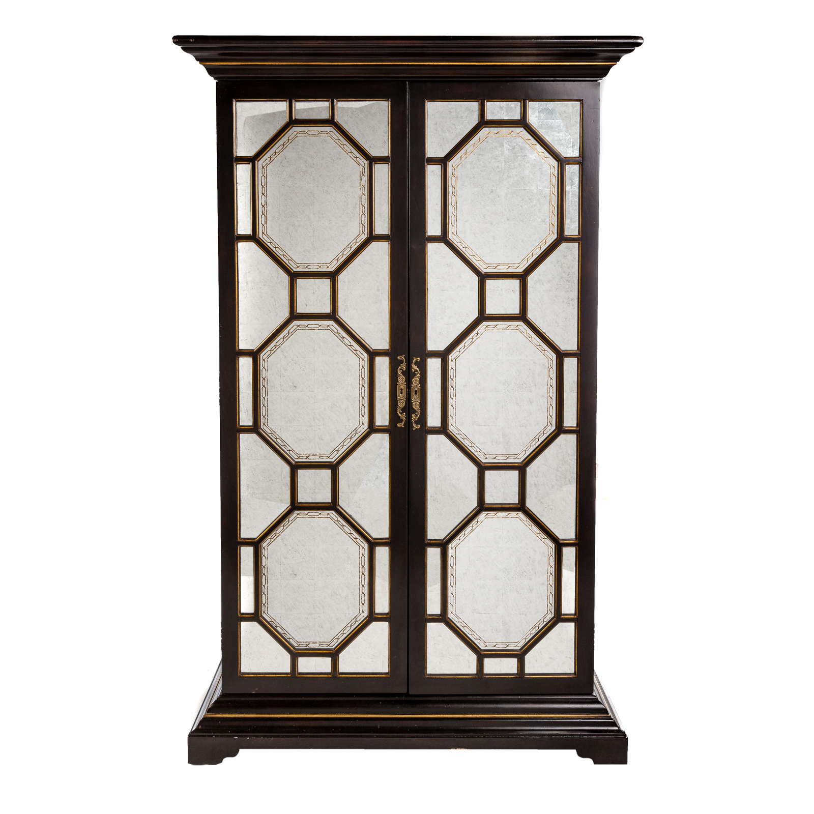 CHIPPENDALE STYLE EBONIZED &
