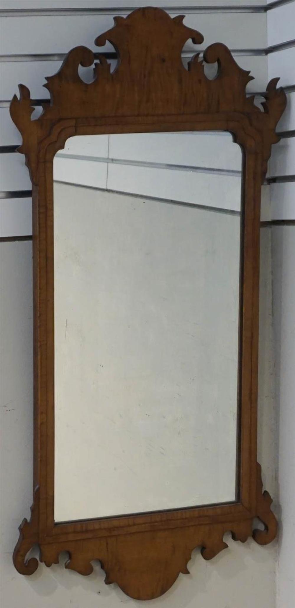 CHIPPENDALE STYLE FIGURED MAPLE