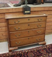 CHIPPENDALE STYLE FOUR-DRAWER