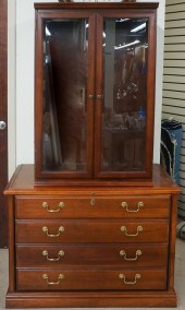 CHIPPENDALE STYLE FRUITWOOD TW