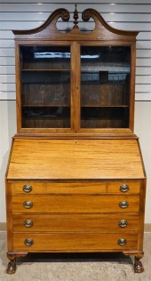 CHIPPENDALE STYLE FRUITWOOD TW