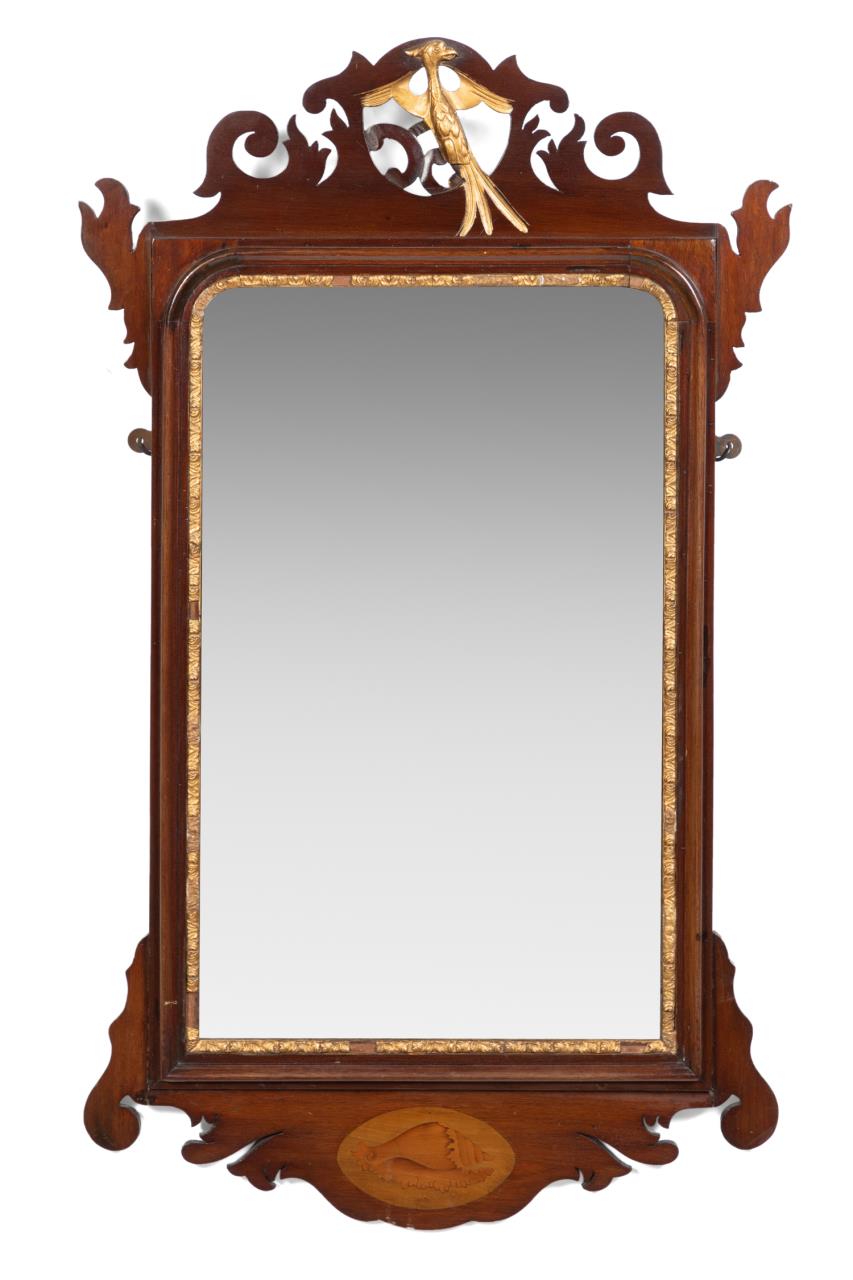CHIPPENDALE STYLE GILT MAHOGANY