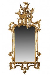 CHIPPENDALE STYLE GILT WALL MI