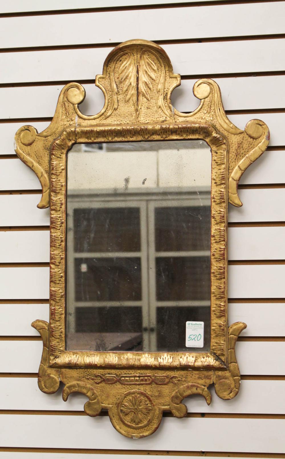 CHIPPENDALE STYLE GILTWOOD AND