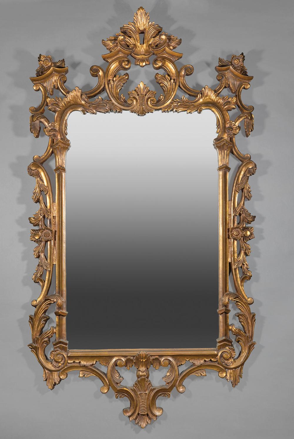CHIPPENDALE-STYLE GILTWOOD