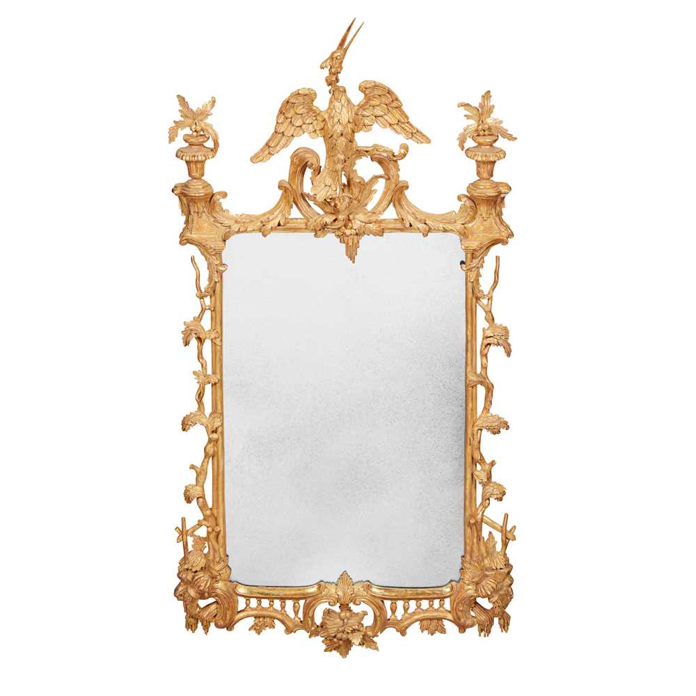 CHIPPENDALE STYLE GILTWOOD PIER