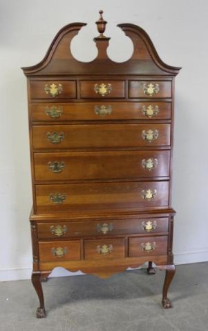 Chippendale Style High Boy.From a