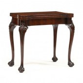 CHIPPENDALE STYLE INLAID MAHOG