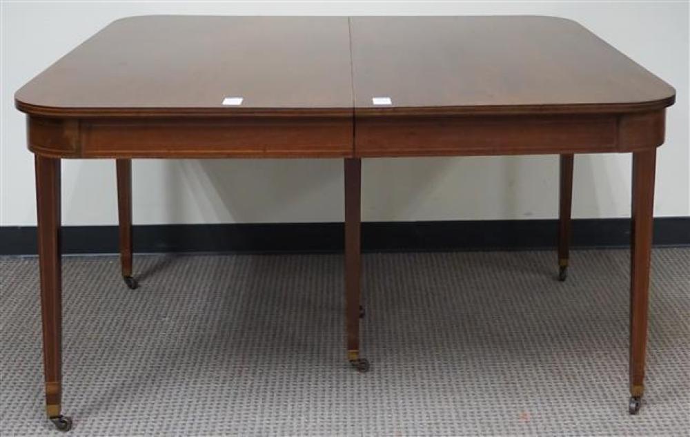 CHIPPENDALE STYLE INLAID MAHOGANY