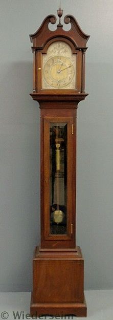 Chippendale style inlaid mahogany