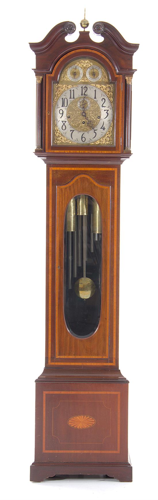 Chippendale style inlaid mahogany
