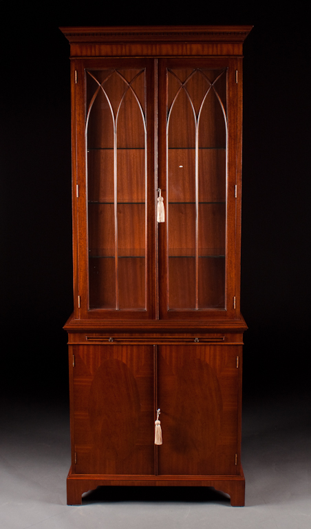 Chippendale style mahogany and