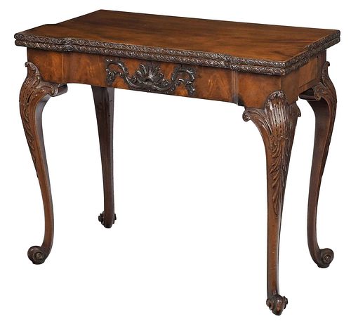 CHIPPENDALE STYLE MAHOGANY AND