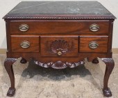 CHIPPENDALE STYLE MAHOGANY AND