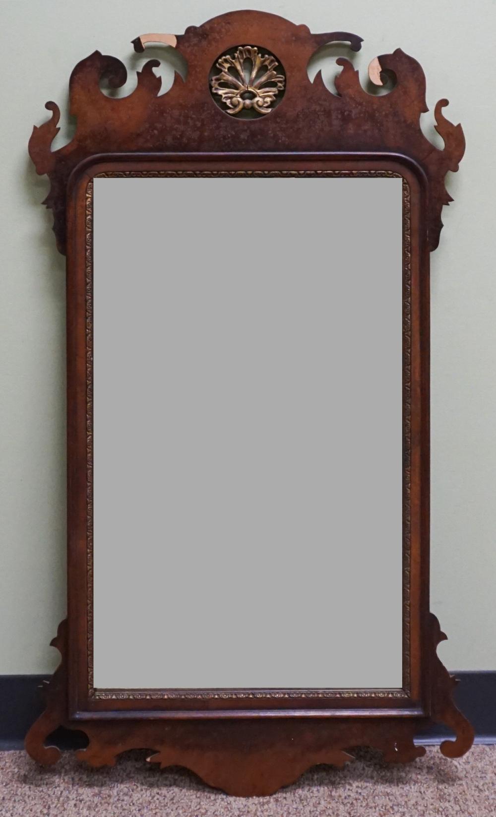CHIPPENDALE STYLE MAHOGANY AND