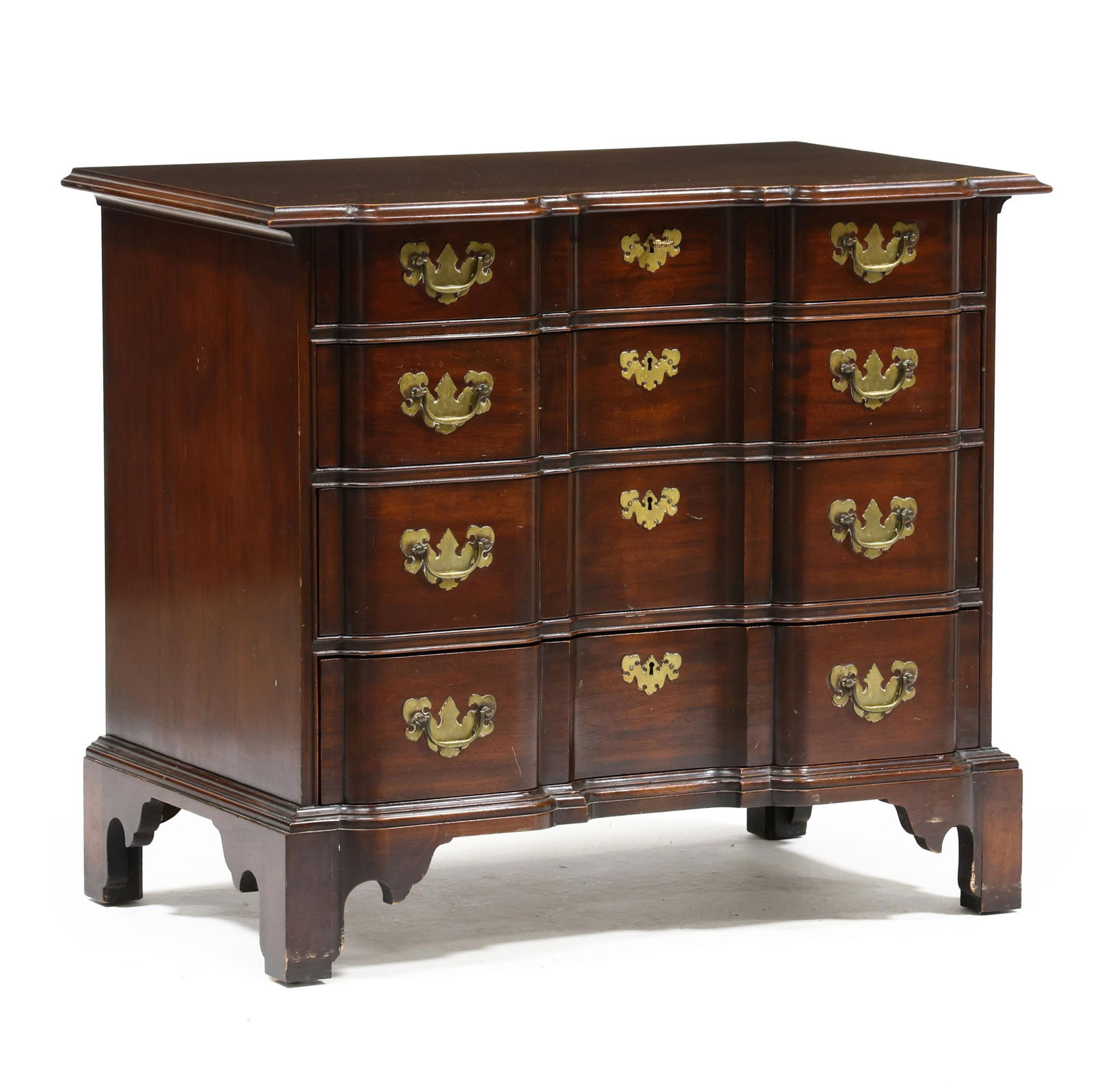 CHIPPENDALE STYLE MAHOGANY BLOCK