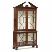 CHIPPENDALE STYLE MAHOGANY BOO
