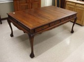 CHIPPENDALE STYLE MAHOGANY BUR