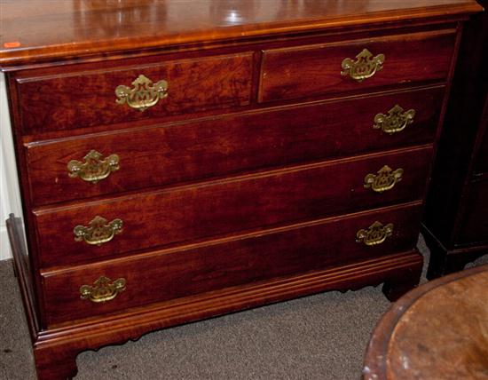 Chippendale style mahogany chest of