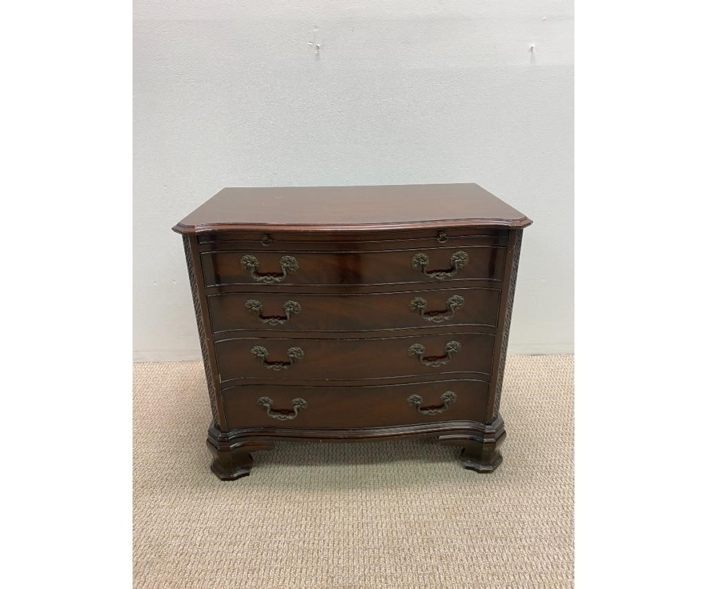 Chippendale style mahogany chest of