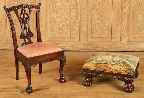 CHIPPENDALE STYLE MAHOGANY CHILDS