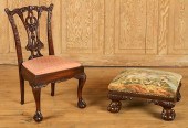 CHIPPENDALE STYLE MAHOGANY CHI