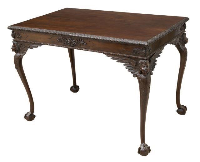 CHIPPENDALE STYLE MAHOGANY