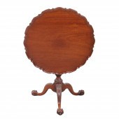 Chippendale style mahogany fli