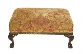 CHIPPENDALE STYLE MAHOGANY FOO