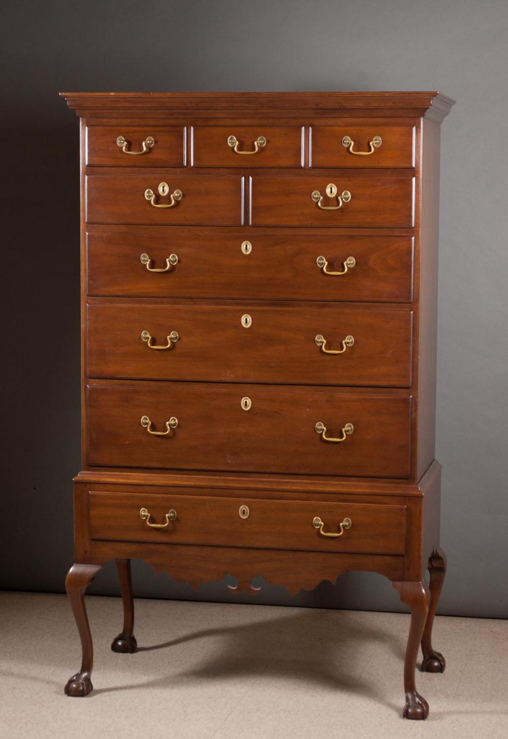 CHIPPENDALE STYLE MAHOGANY
