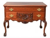 CHIPPENDALE STYLE MAHOGANY LOW