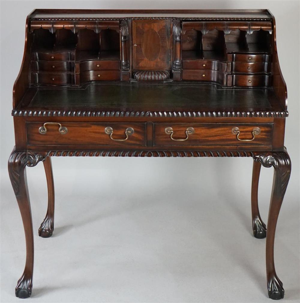 CHIPPENDALE STYLE MAHOGANY OPEN
