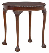 CHIPPENDALE STYLE MAHOGANY PAR