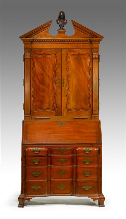 Chippendale-style mahogany