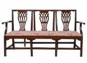 CHIPPENDALE-STYLE MAHOGANY SET