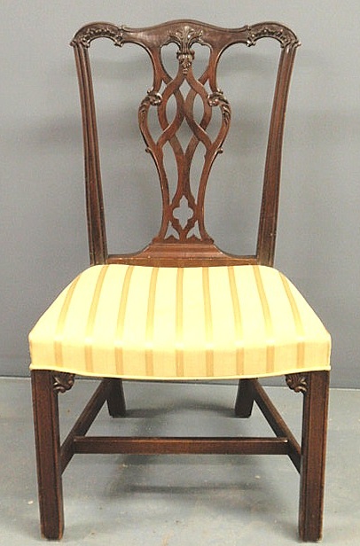 Chippendale style mahogany side