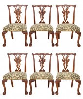 CHIPPENDALE STYLE MAHOGANY SID