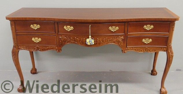 Chippendale style mahogany