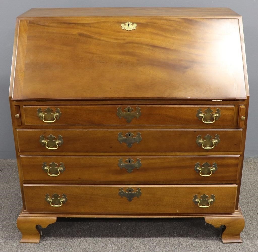 Chippendale style mahogany slant