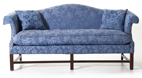 Chippendale style mahogany sofa
