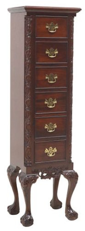 CHIPPENDALE STYLE MAHOGANY TAL