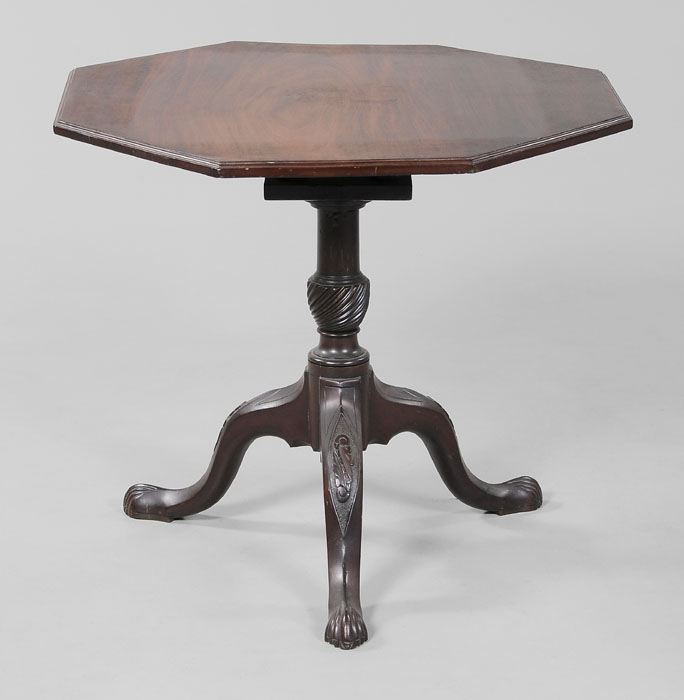 Chippendale Style Mahogany Tea