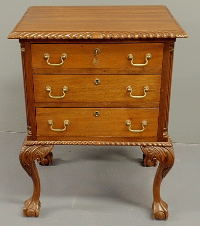 Chippendale style mahogany