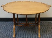 CHIPPENDALE STYLE MAHOGANY TIL