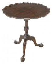CHIPPENDALE STYLE MAHOGANY TIL