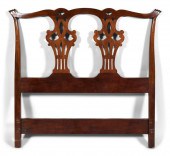 CHIPPENDALE STYLE MAHOGANY TWI
