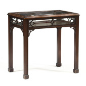 CHIPPENDALE STYLE MAHOGANY VIT