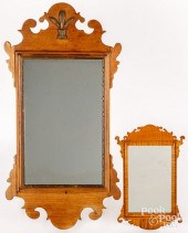 CHIPPENDALE STYLE MIRROR, TIGE