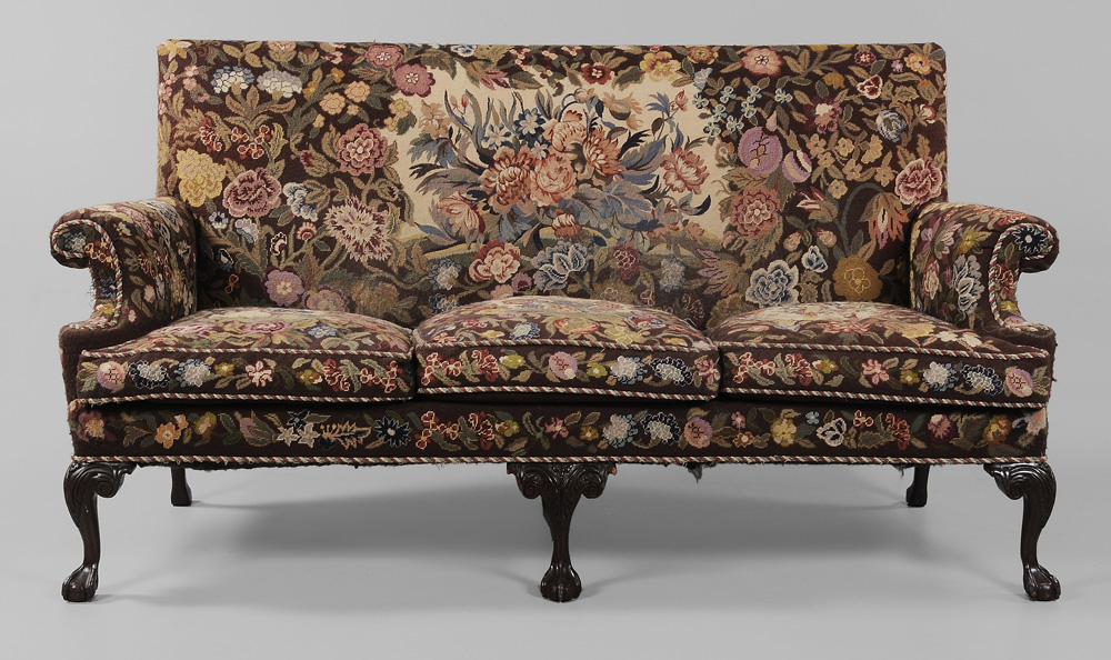 Chippendale Style Needlework-